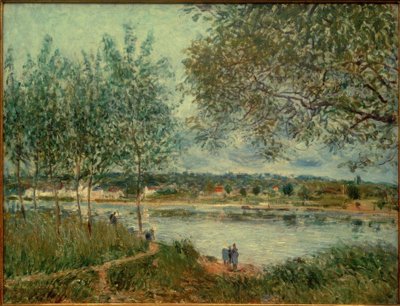 Der Weg zum alten Fährhaus von By von Alfred Sisley